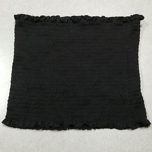 Hot Kiss - Black - Crop Top - Large